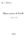 Darius Milhaud: 4 Poèmes de Catulle Op.80: High Voice: Score