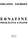 Philippe Gaubert: Sonatine: Flute: Instrumental Work