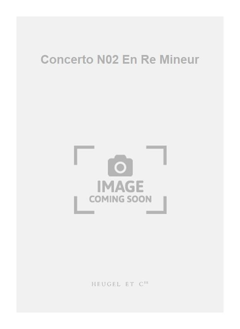 Claude Arrieu: Concerto N02 En Re Mineur