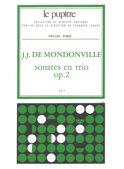 Jean-Joseph Mondonville: Sonates En Trio Op2: Violin Duet: Instrumental Work