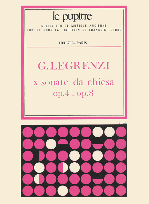 Giovanni Legrenzi: Giovanni Legrenzi: Sonate da Chiesa: Violin & Cello: Score