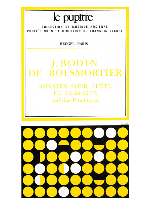 Joseph Bodin de Boismortier: Sonates pour Flûte et Clavecin Op.91: Flute: