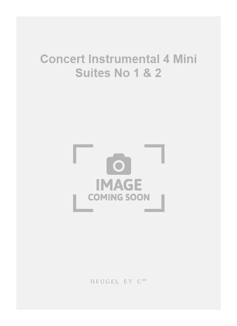 Evaristo Felice dall' Abaco: Concert Instrumental 4 Mini Suites No 1 & 2