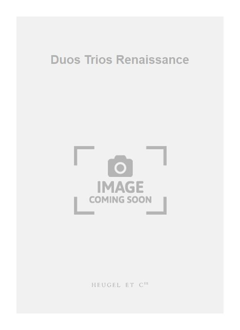 Jhan Gro: Duos Trios Renaissance
