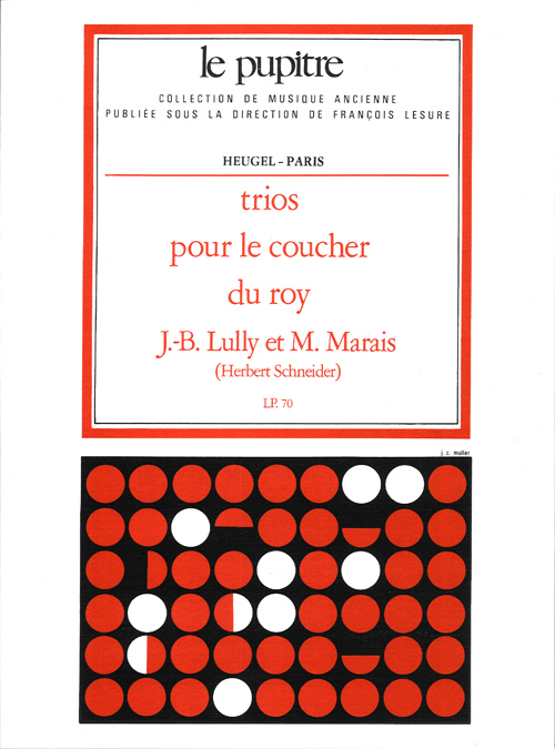Jean-Baptiste Lully: Trios pour le coucher du roy: Orchestra: Instrumental Work