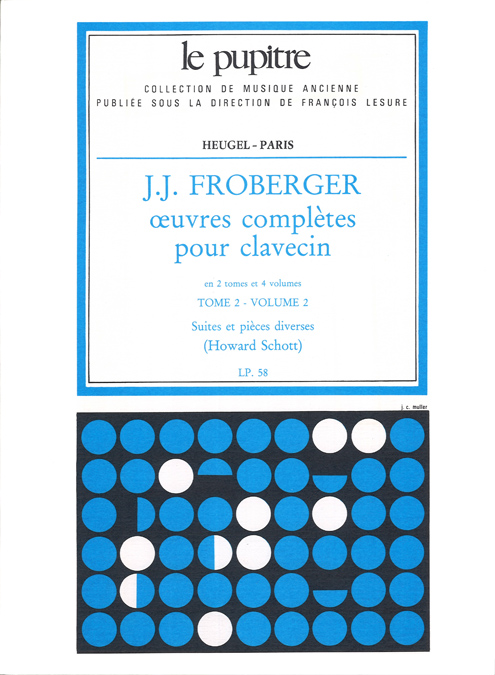 Johann Jakob Froberger: Oeuvres Complètes Pour Clavecin Book 2 Vol.2: