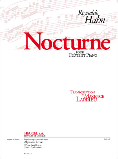 Hahn: Nocturne: Flute: Score