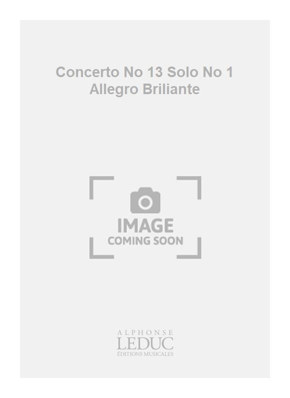 Giovanni Battista Viotti: Concerto No 13 Solo No 1 Allegro Briliante