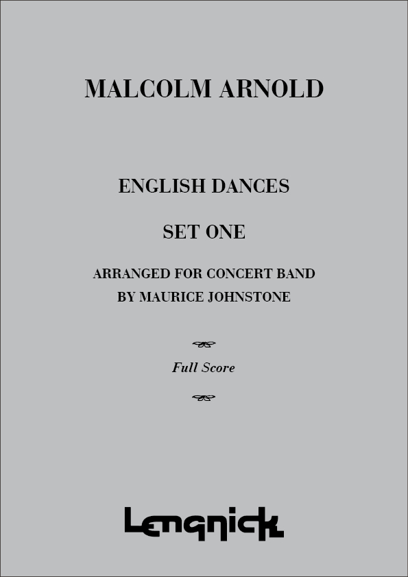 Malcolm Arnold: English Dances Set 1: Concert Band: Instrumental Work