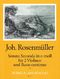 Rosenmüller, Johann : Livres de partitions de musique