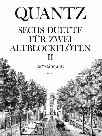Johann Joachim Quantz: 6 Duette für zwei Altblockflöten Op. 2 Vol. 2: Recorder