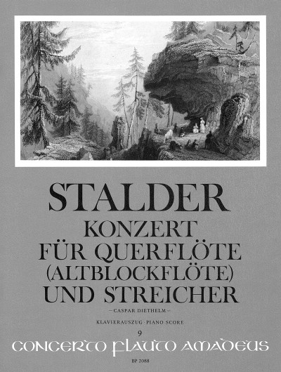 Joseph Stalder: Concerto: Treble Recorder: Score and Parts
