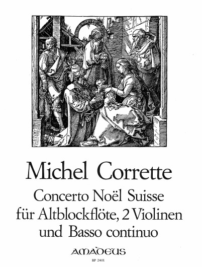 Michel Corrette: Concerto Noel Suisse: Chamber Ensemble: Score and Parts