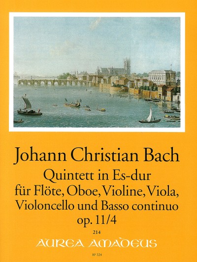 Johann Christian Bach: Quintet in E flat Major op. 11-4: Chamber Ensemble: Score