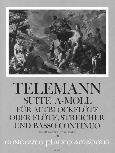 Georg Philipp Telemann: Suite in A Minor for Treble Recorder: Treble Recorder: