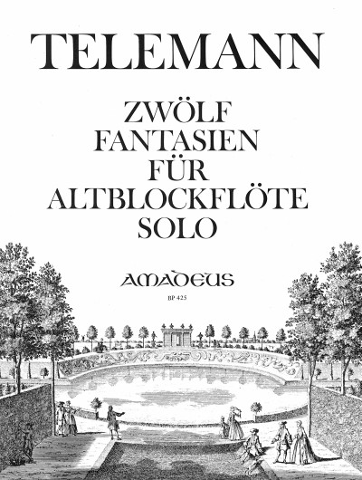 Georg Philipp Telemann: 12 Fantasias For Treble Recorder: Treble Recorder: