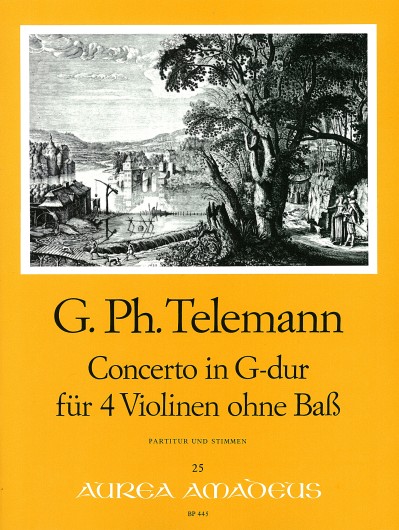 Georg Philipp Telemann: Concerto In G Major TWV 40: Violin Ensemble: Score and