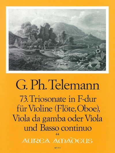 Georg Philipp Telemann: Trio Sonata No.73 In F: Violin: Score and Parts