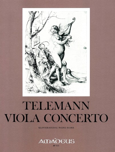 Georg Philipp Telemann: Viola Concerto in G Major  Piano reduction: Viola: Score