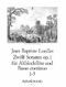 Jean-Baptiste Loeillet: Sonaten(12) 1 Op.1: Treble Recorder: Score and Parts