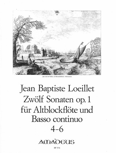 Jean-Baptiste Loeillet: 12 Sonatas op. 1 Band 2: Treble Recorder: Instrumental