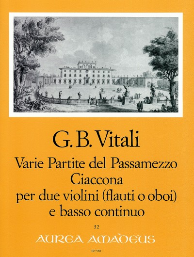 Giovanni Battista Vitali: Varie Partite del Passamezzo op.7-1: Violin: Score and