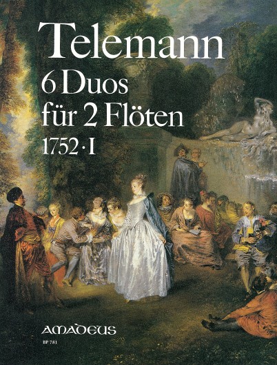 Georg Philipp Telemann: 6 Duos TWV 40: Flute Duet: Instrumental Work