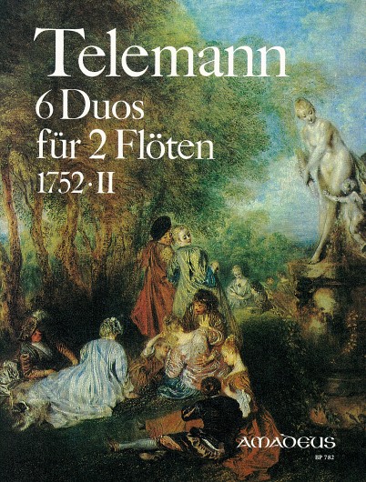 Georg Philipp Telemann: 6 Duos For Two Flutes TWV 4O: Flute Duet: Instrumental