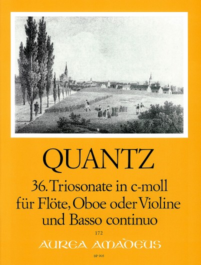 Johann Joachim Quantz: Trio Sonata No. 36 in C minor QV 2:Anh. 5: Chamber