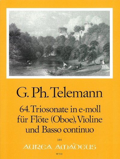 Georg Philipp Telemann: Sonata a Tre E minor: Chamber Ensemble: Score and Parts