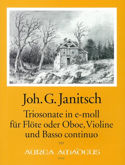 Johann Gottlieb Janitsch: Trio Sonata in E Minor op. 7-3: Chamber Ensemble: