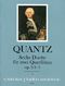 Johann Joachim Quantz: Sechs Duette für zwei Querflöten Op. 2/1-3: Flute Duet: