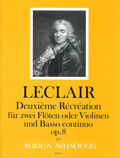 Jean-Marie Leclair: Deuxieme Recreation op. 8: Chamber Ensemble: Score and Parts