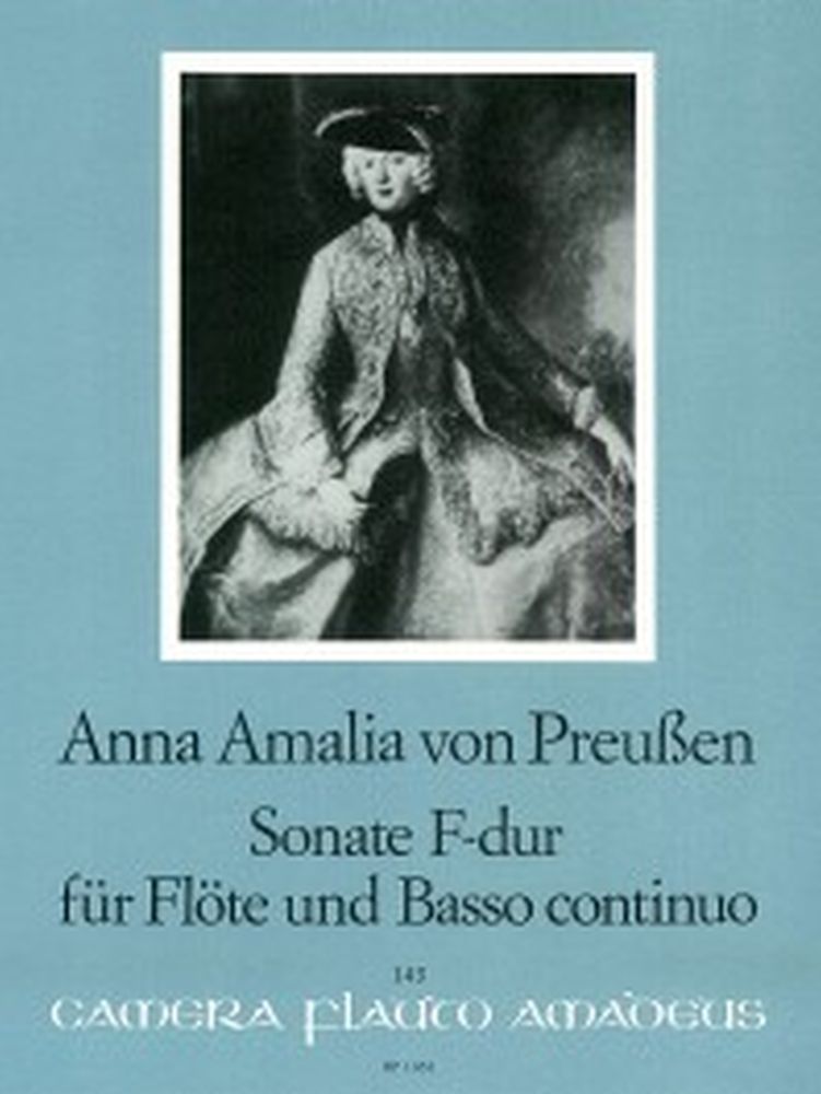 Anna-Amalia von Preussen: Sonate In F-dur: Flute: Book with part