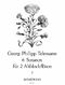 Georg Philipp Telemann: Six Sonatas For Two Treble Recorders Volume 1: Recorder
