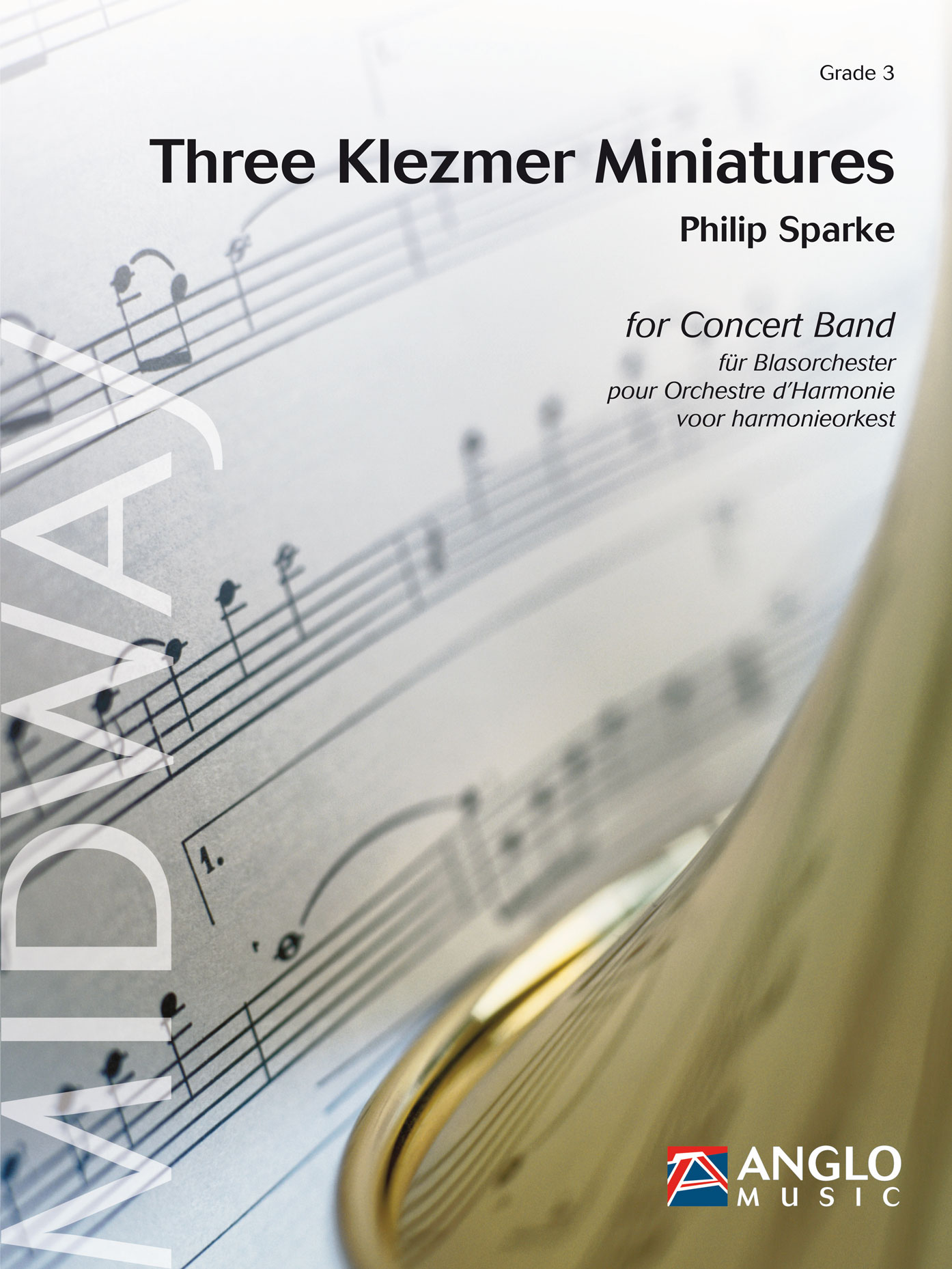 Philip Sparke: Three Klezmer Miniatures: Concert Band: Score & Parts