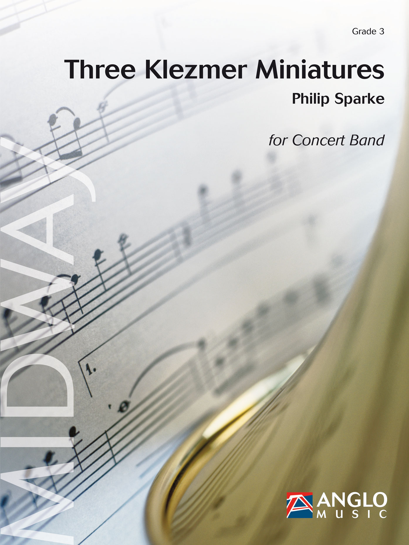 Philip Sparke: Three Klezmer Miniatures: Concert Band: Score
