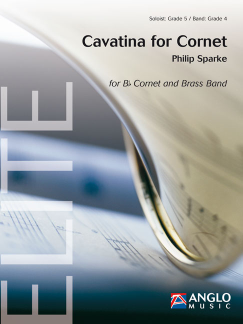 Philip Sparke: Cavatina for Cornet: Brass Band and Solo: Score