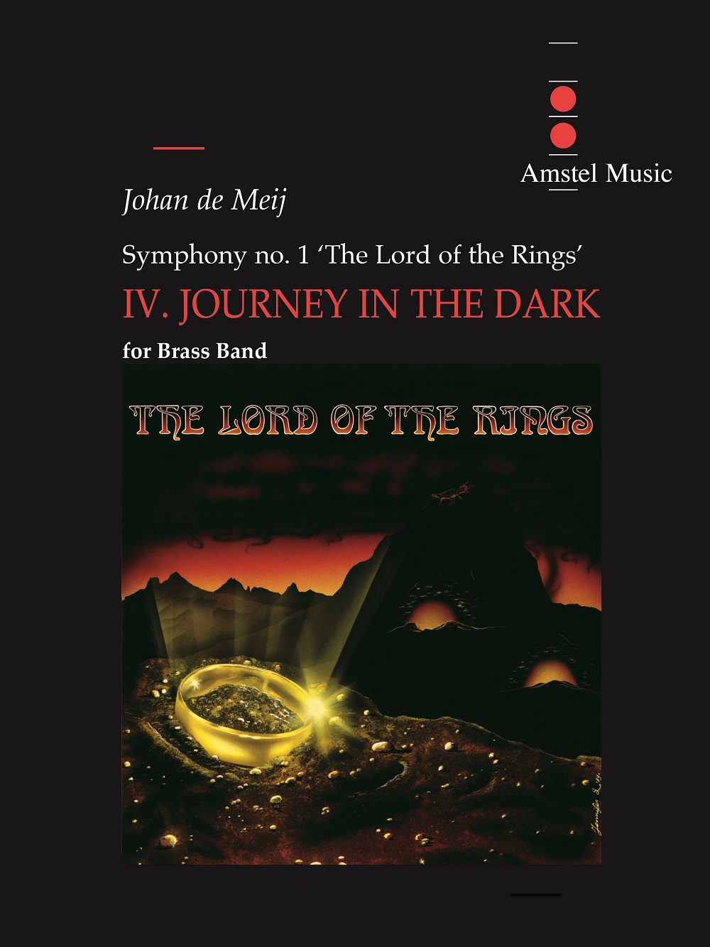 Johan de Meij: Journey in the Dark: Brass Band: Score
