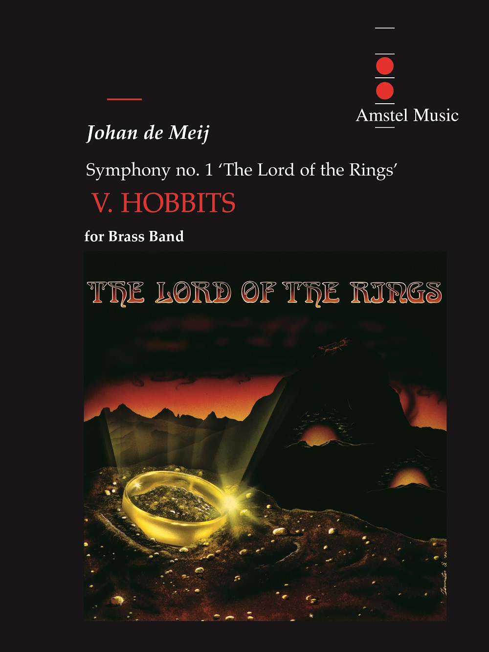 Johan de Meij: Hobbits: Brass Band: Score
