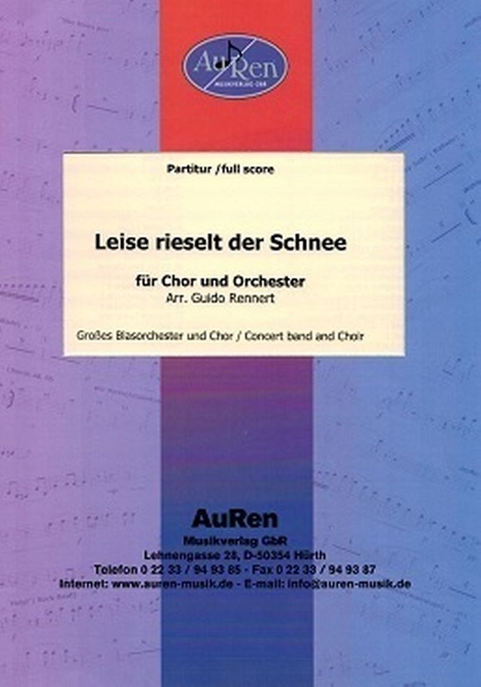 Eduard Ebel: Leise Rieselt Der Schnee: Choir and Orchestra: Score and Parts