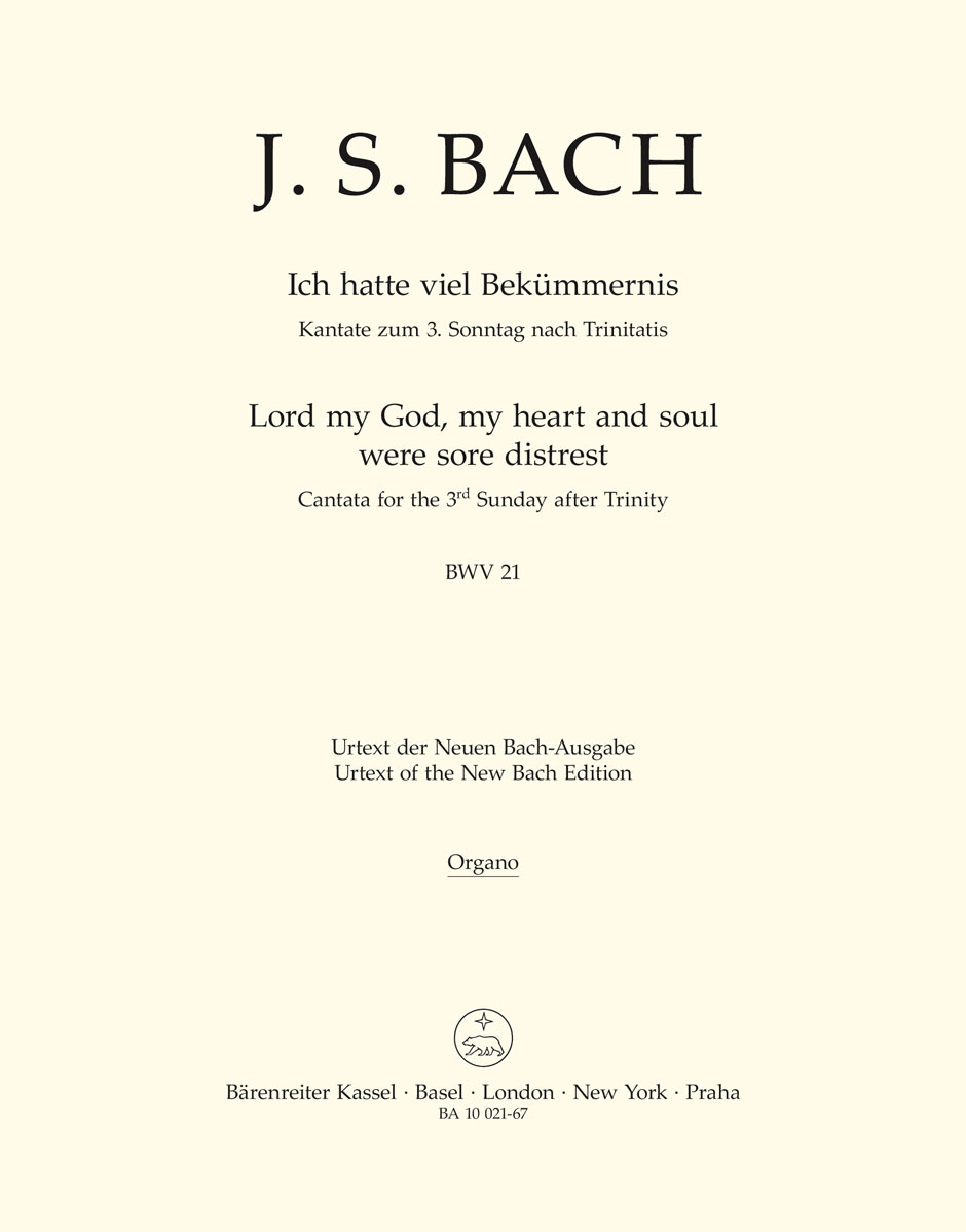 Johann Sebastian Bach: Cantata No. 21 - BWV 21: Mixed Choir: Part