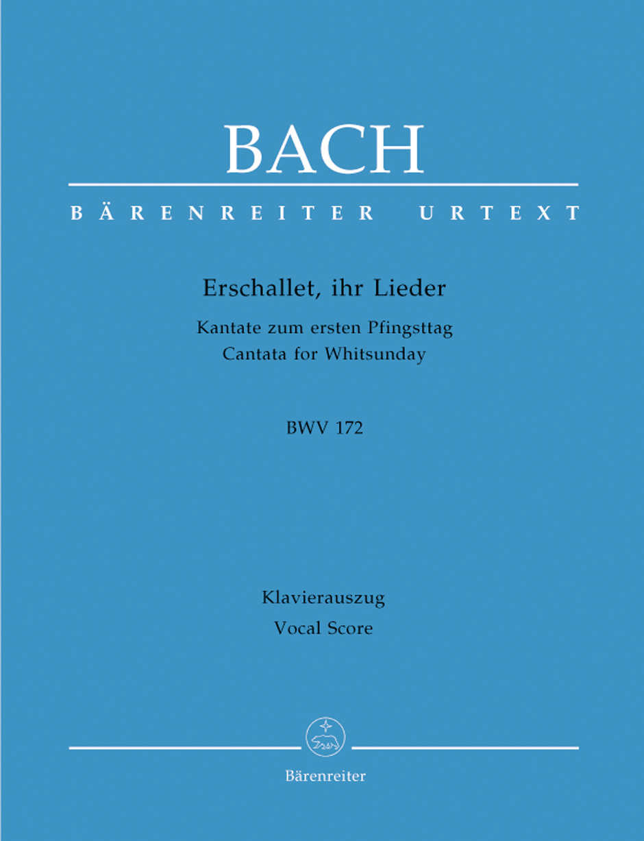 Johann Sebastian Bach: Cantata BWV 172 Erschallet  Ihr Lieder: SATB: Vocal Score