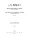 Johann Sebastian Bach: Cantata BWV 175: SATB: Part