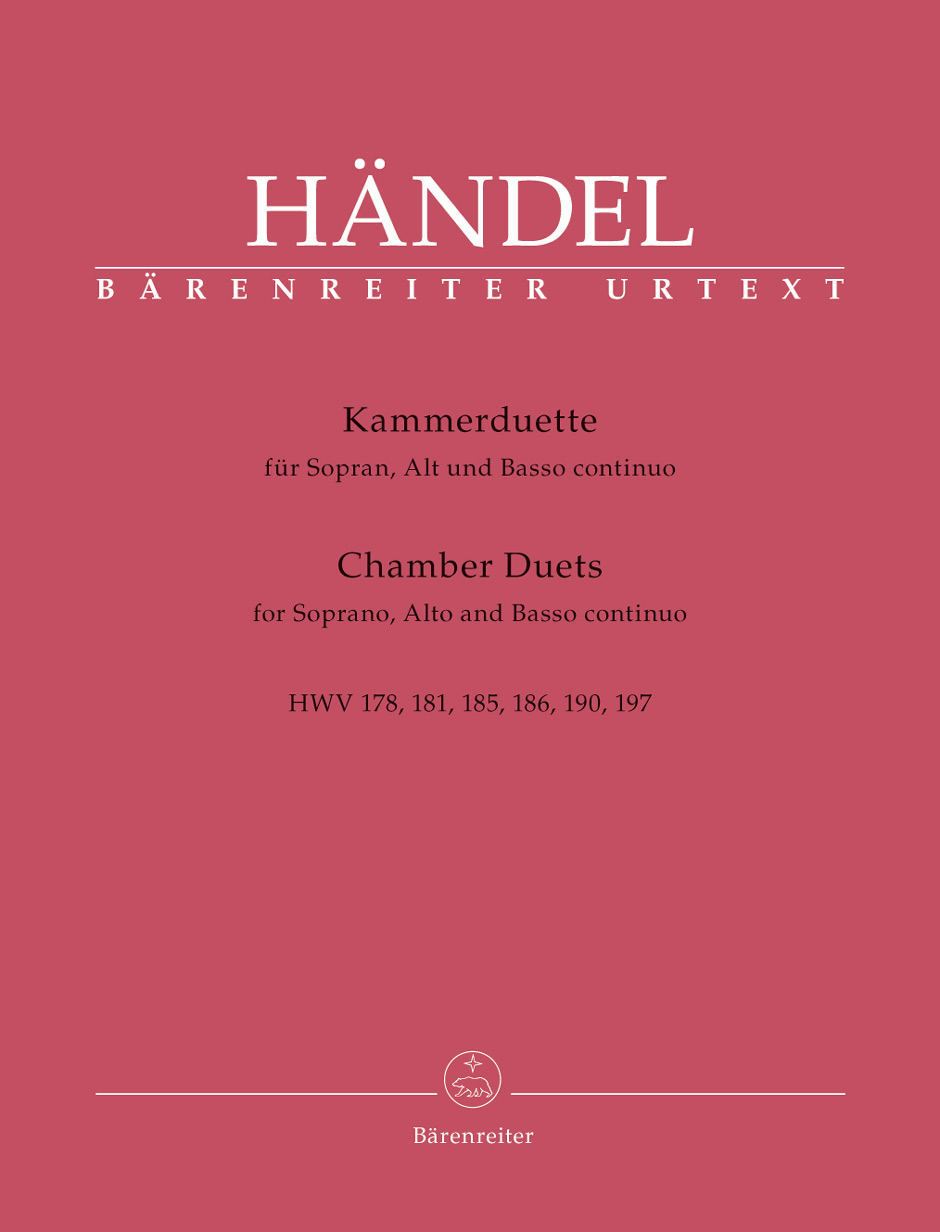 Georg Friedrich Hndel: Chambers Duets for Soprano  Alto and Basso cont.: