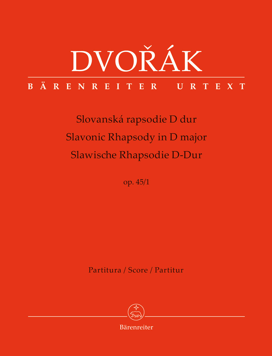 Antonn Dvo?k: Slavonic Rhapsody in D maj op. 45/1: Orchestra: Score