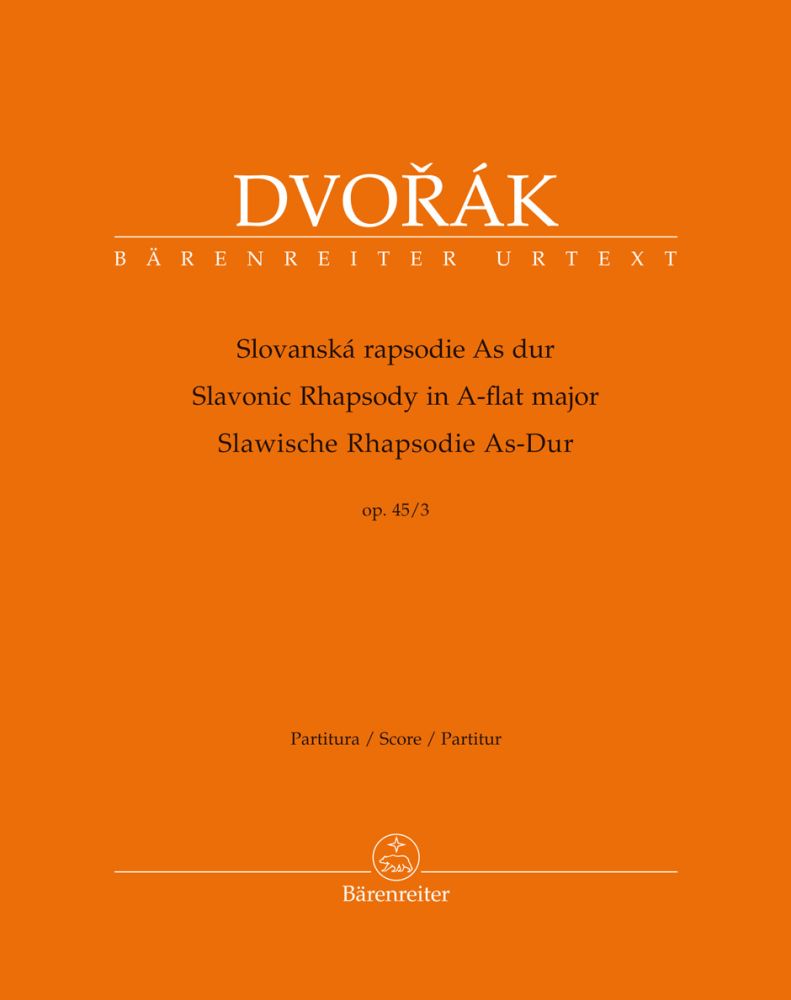 Antonín Dvo?ák: Slawische Rhapsodie As-dur: Orchestra: Score