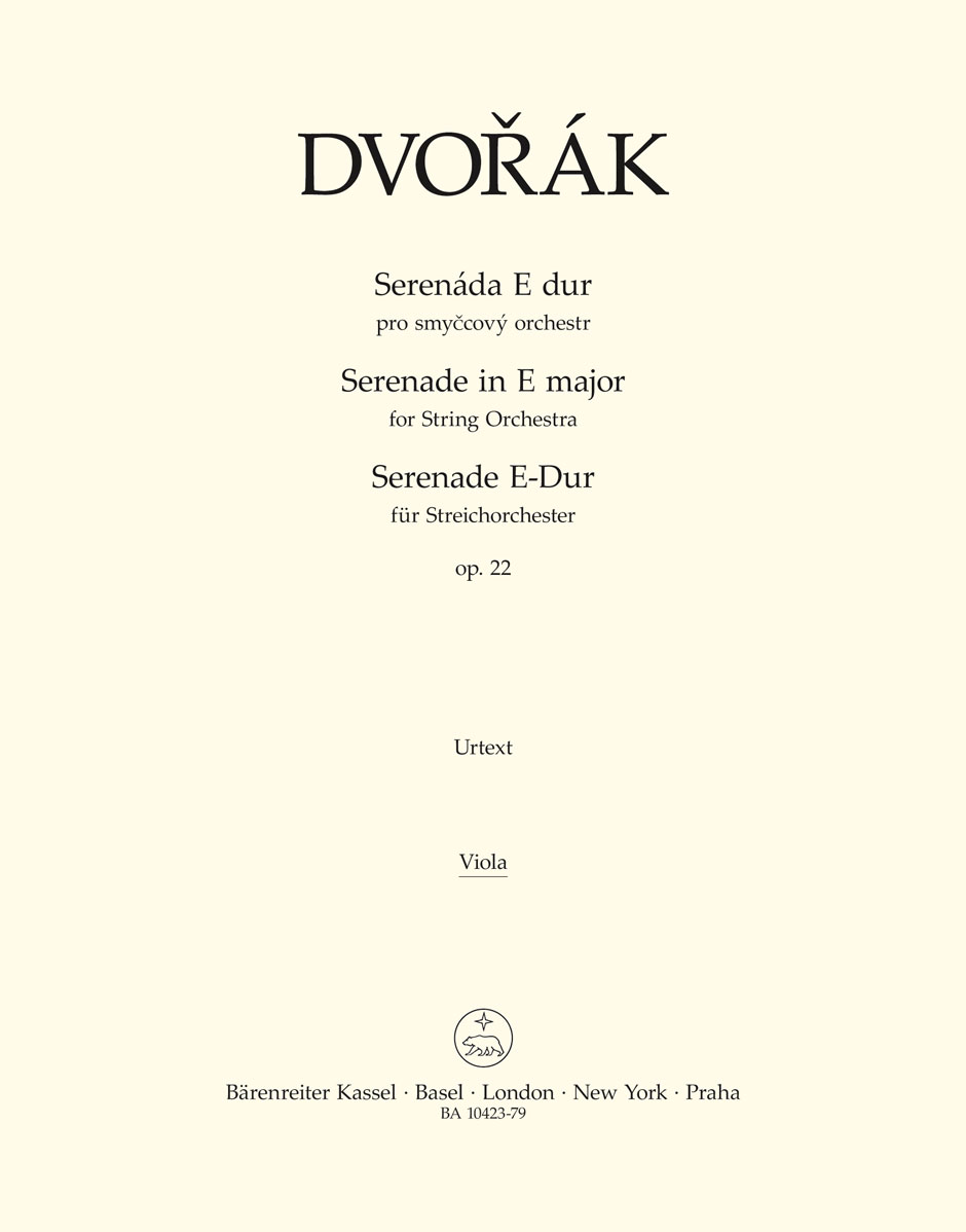 Antonn Dvo?k: Serenade for String Orchestra E major op. 22: String Orchestra: