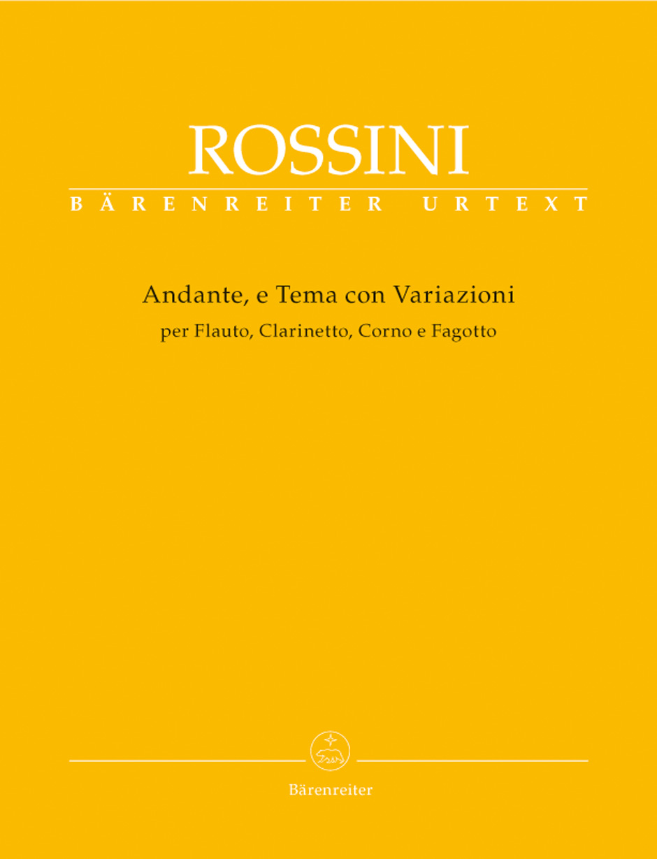 Gioachino Rossini: Andante and Theme and Variations: Score and Parts