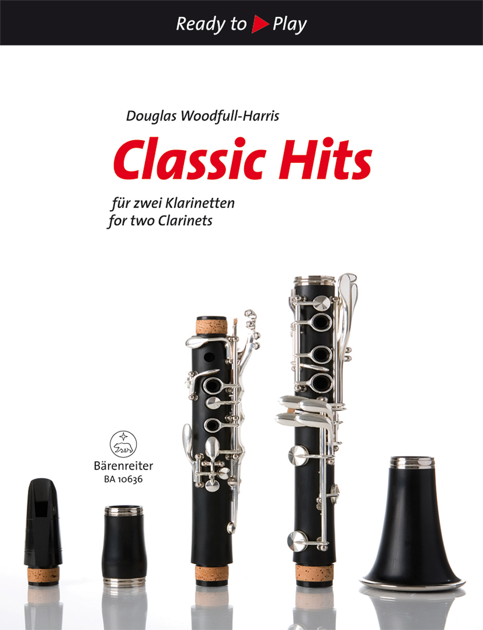 Douglas Woodfull-Harris: Classic Hits for two Clarinets: Clarinet Duet: Score